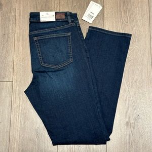 NWT Ralph Lauren Premier Straight jeans, 10x30, dark wash